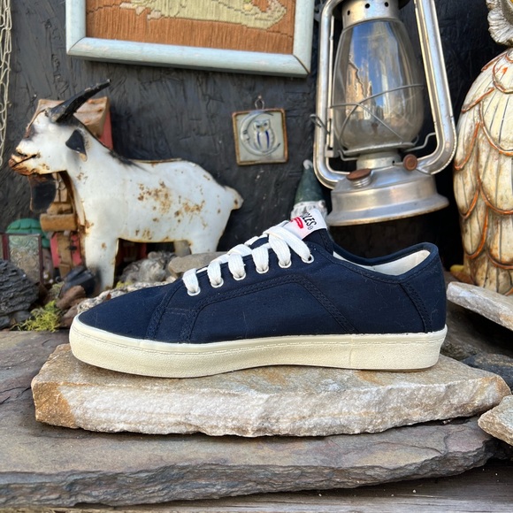 Aerosoles Navy Blue Sneakers - Picture 3 of 9